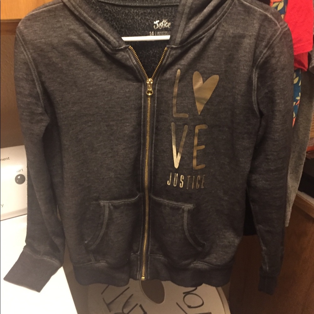 Justice Zipper Jacket GIRLS 14