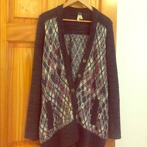 Free people navy blue sweater