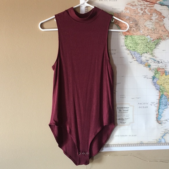 American Eagle Outfitters Tops - AEO First Essentials Mock Neck Bodysuit