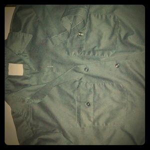 Dickies Black button up short sleeve shirt