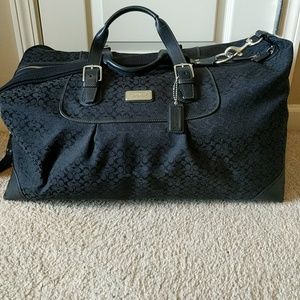 Coach Black Signature Duffle Bag