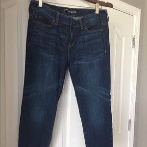 Express Ankle boyfriend low rise jeans