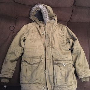 Military green jacket