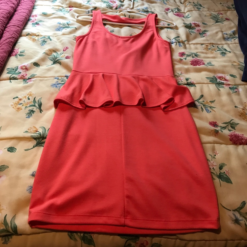 Coral dress