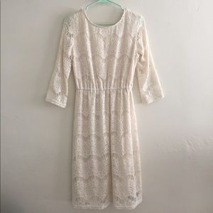 ASOS Cream Lace dress