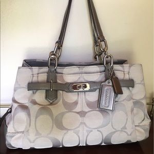 Gray Coach Purse