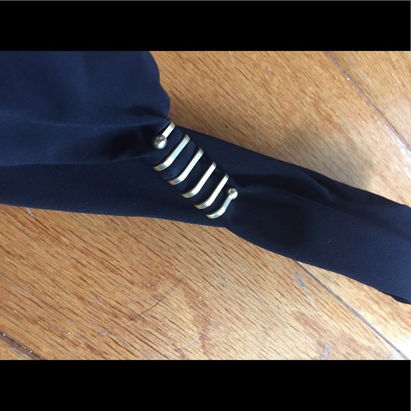 Black One Piece Bathing Suit - Picture 2 of 3