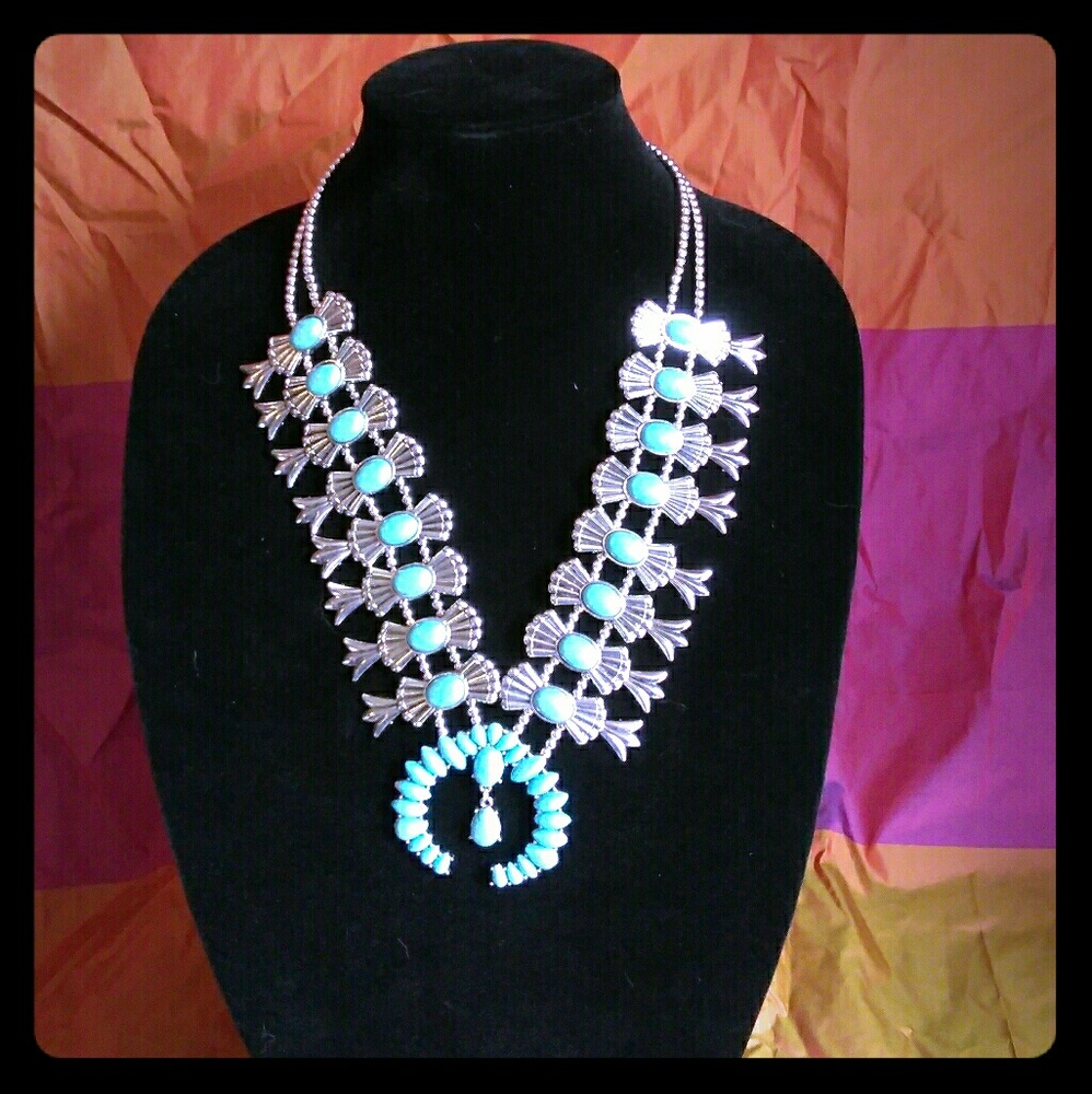 Turquoise Statement Necklace