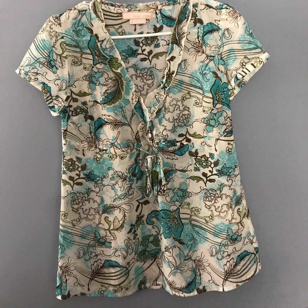 🔥SALE🔥Fashion Women S/P Top Blouse Turquoise