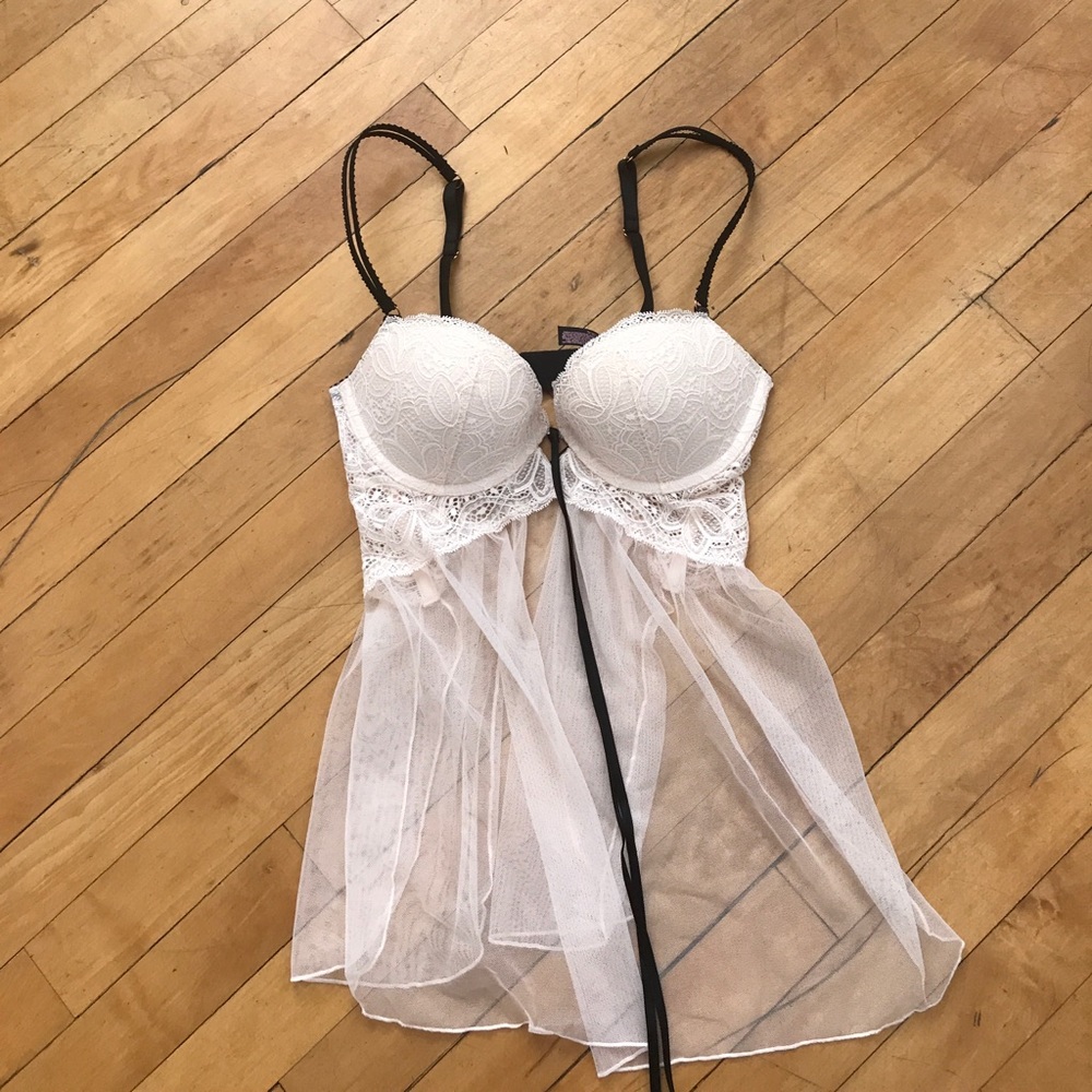 Lace Bra Babydoll Lingerie