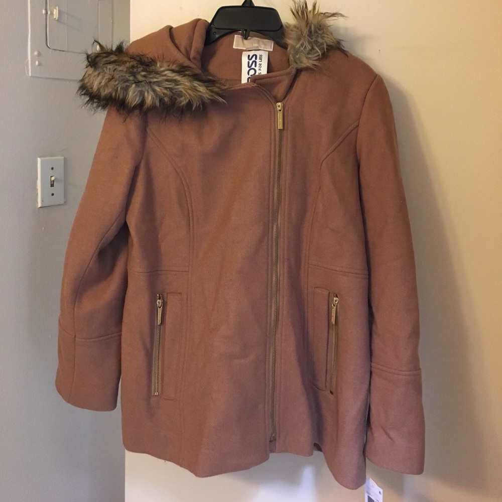 Tan Coat with Hood