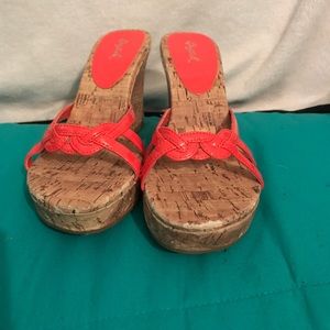 Orange and cork wedges