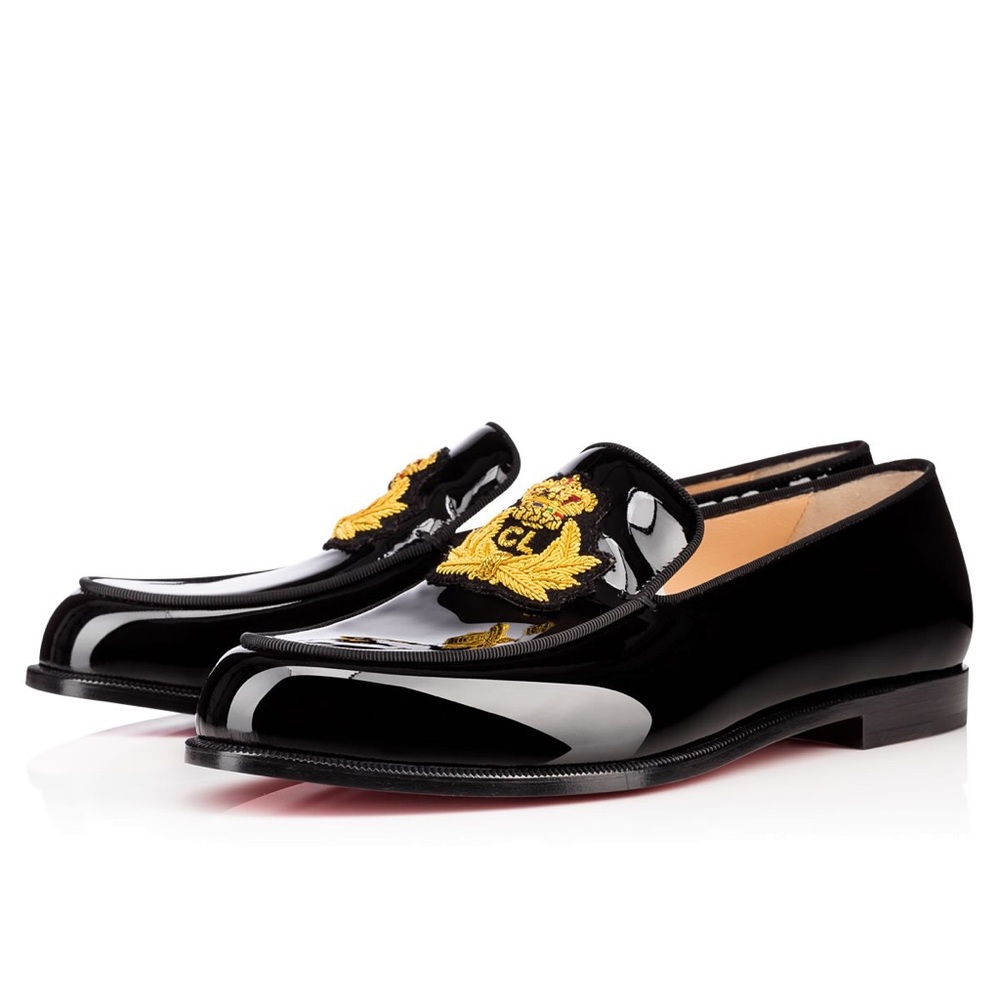 SOLD! Christian Louboutin Laperouza Patent Loafers