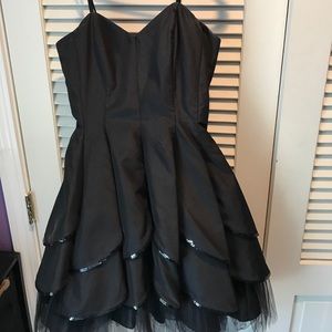 black homecoming/ formal dress