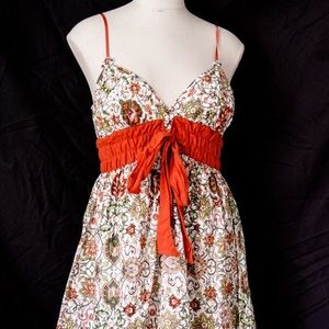 Sweet empire summer dress, gorgeous colors, print