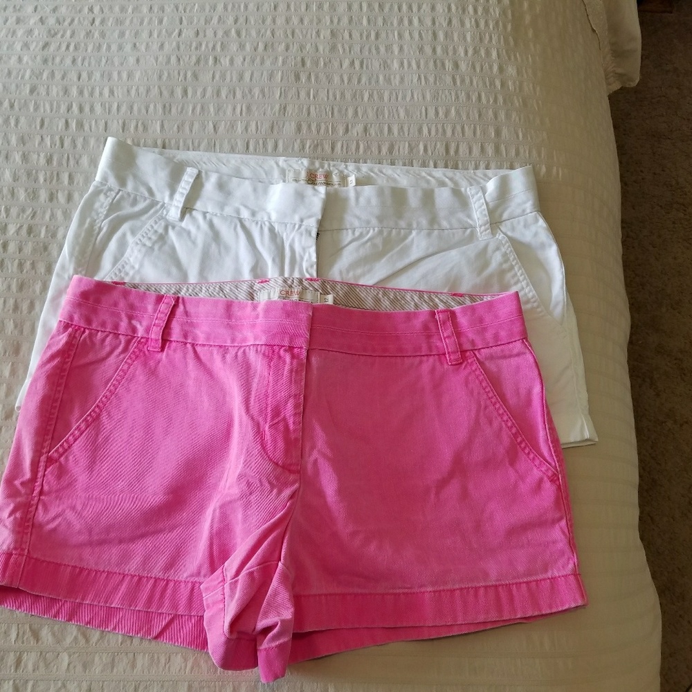 2 pair of J crew chino shorts
