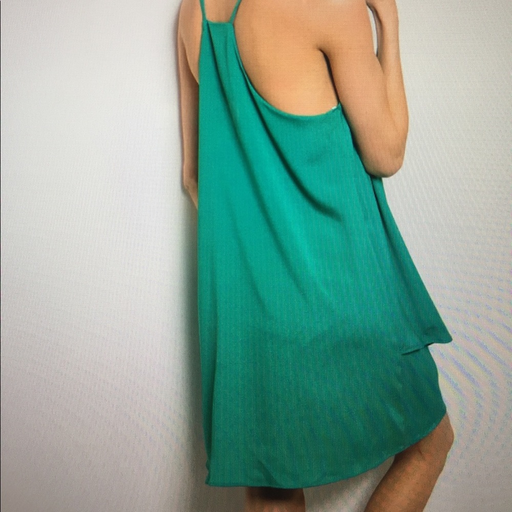 ❗️Last 1! SMALL Emerald Green Tiered Dress - Picture 2 of 4