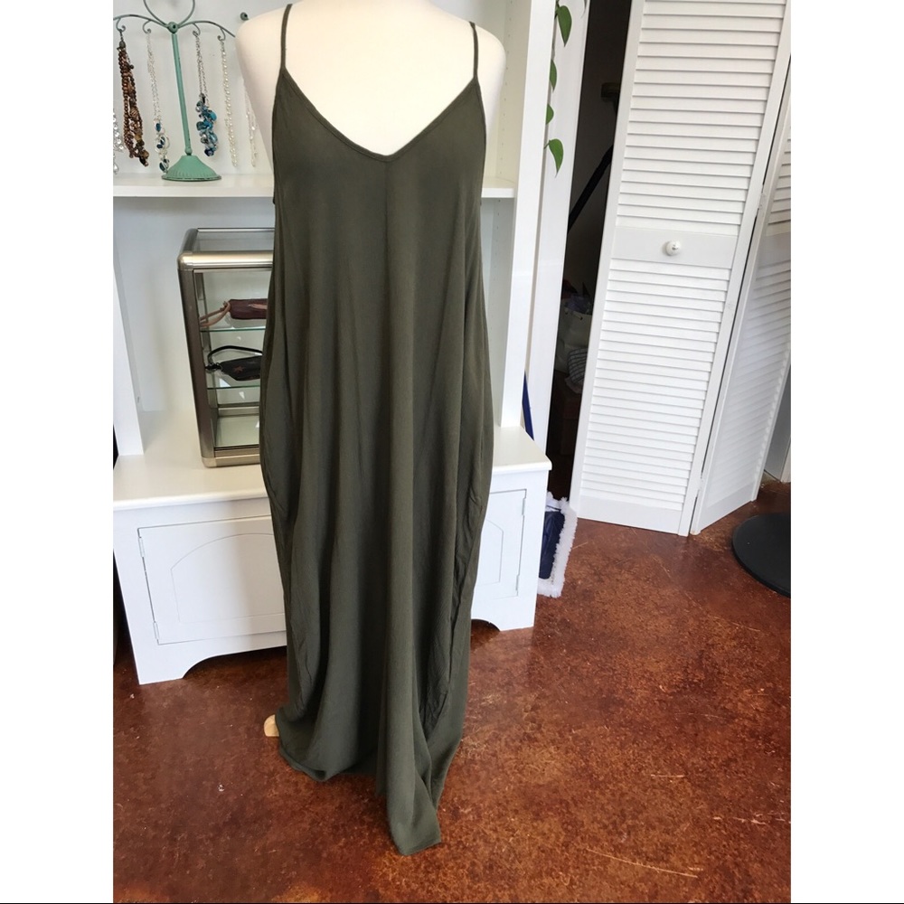 Olive Maxi Dress