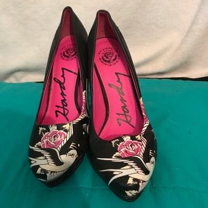 Back ED Hardy heels