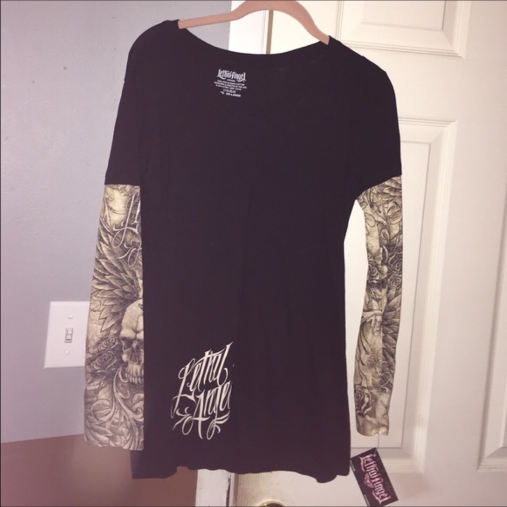 Little Angel tattoo sleeve XXL T-shirt