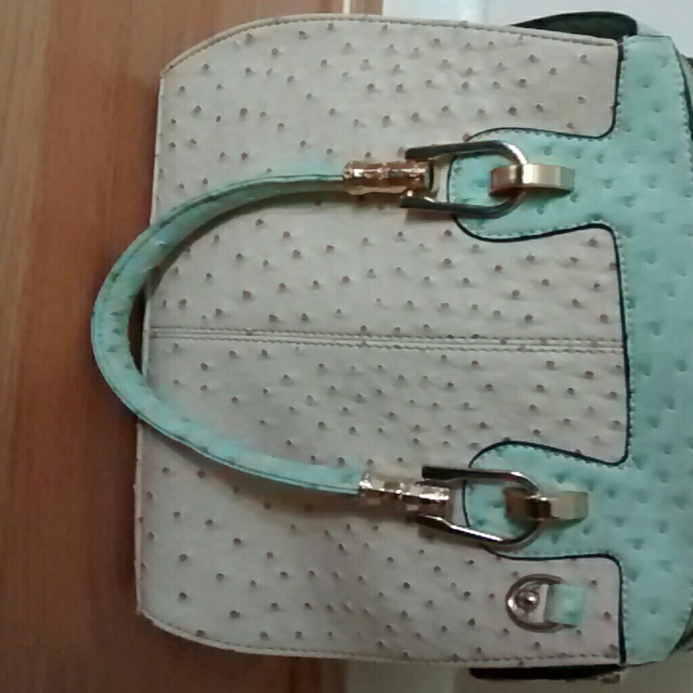 Purse - ostrich look