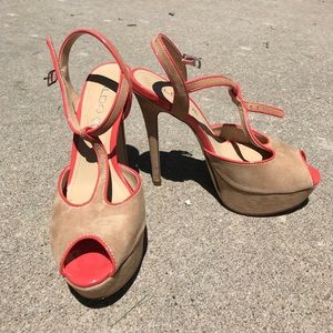 Suede Aldo Platform Heels