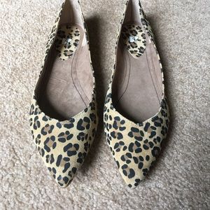Animal print flats