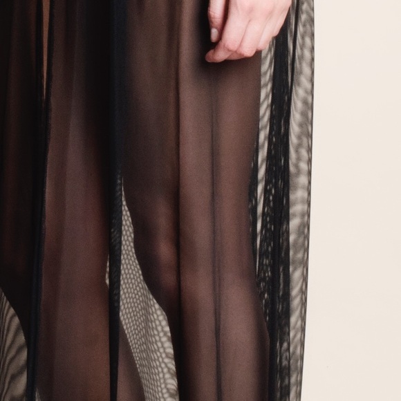 Mesh Embroidered Maxi Romper - Picture 4 of 5