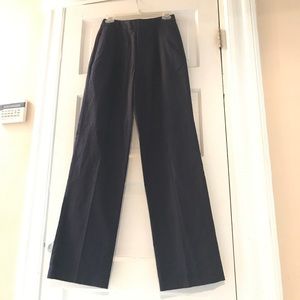 JCrew navy linen pants