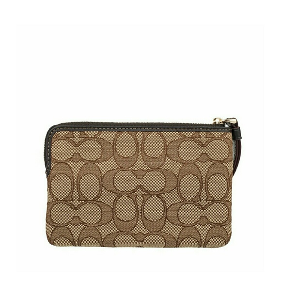 🌸SOLD🌸COACH signature corner zip wristlet - Picture 2 of 6