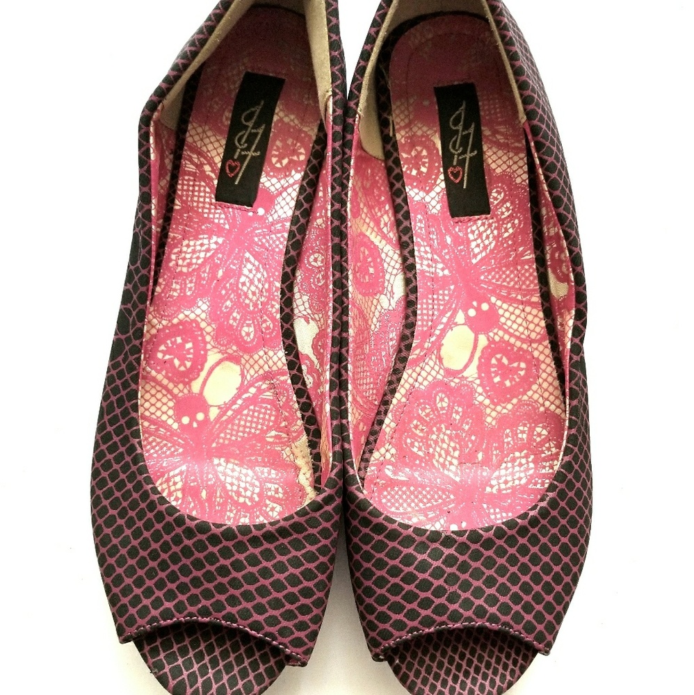 Iron Fist Open Toe Flats
