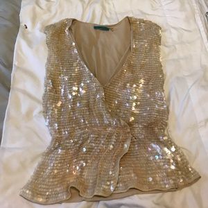Alice and Olivia sparkle top