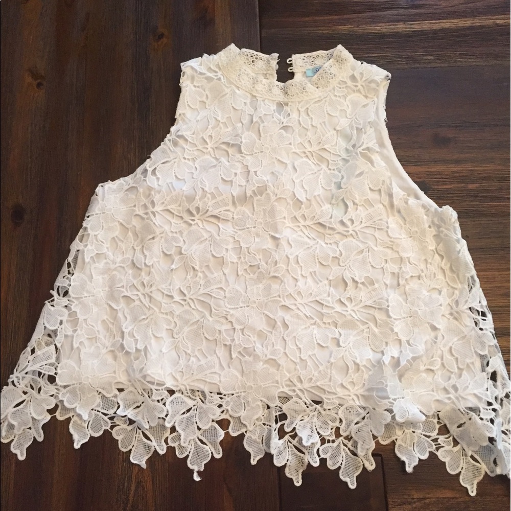 Lace Halter Top
