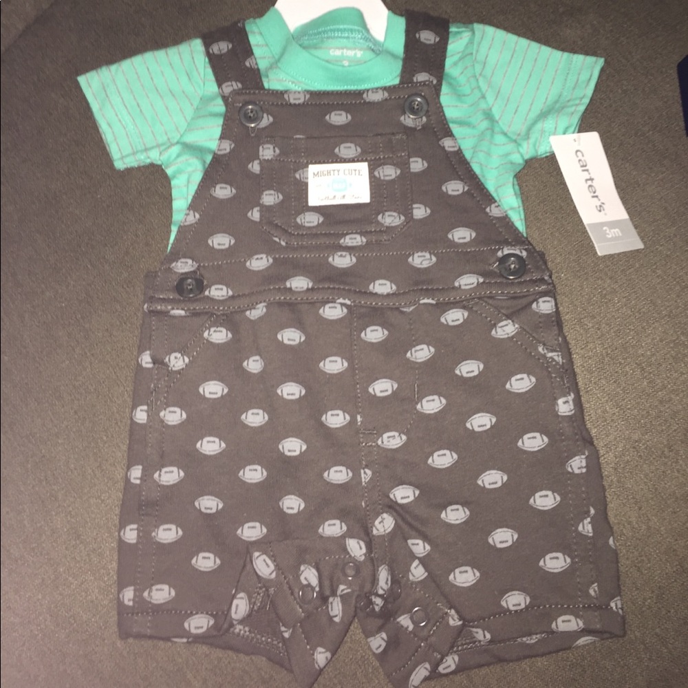 *NWT* 3 month old overall set
