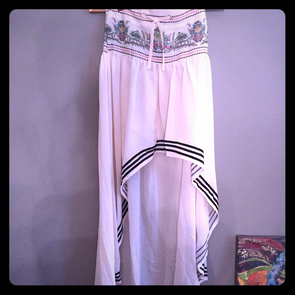 Boho Hi Lo skirt