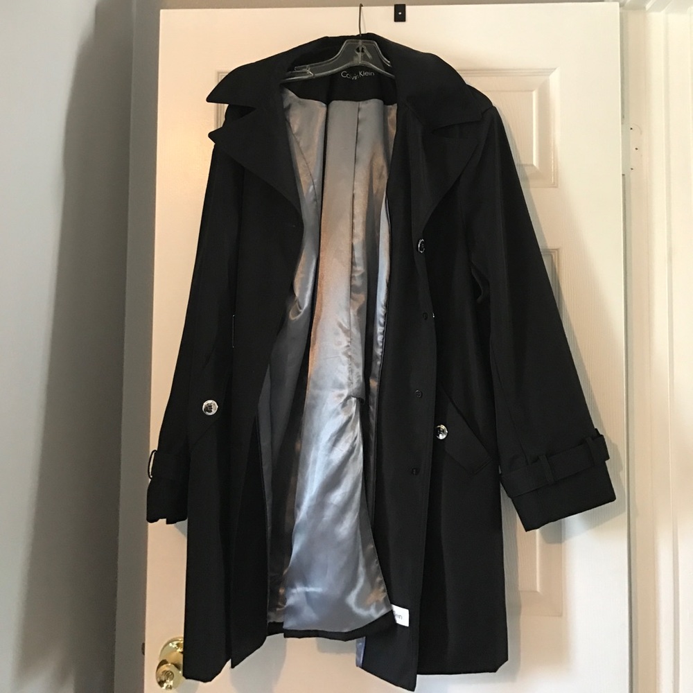Black rain coat