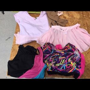 Girls dance and gymnastics clothes