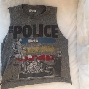 Graphic tee POLICE XS fits like small