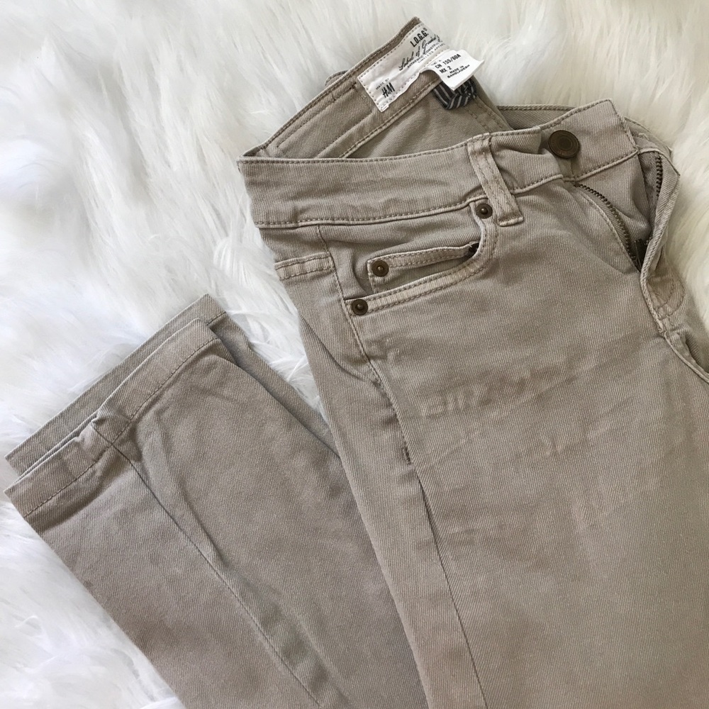 H&M Skinny Jeans Khaki