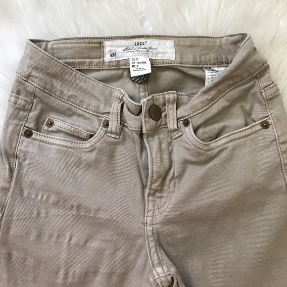 H&M Skinny Jeans Khaki - Picture 2 of 7