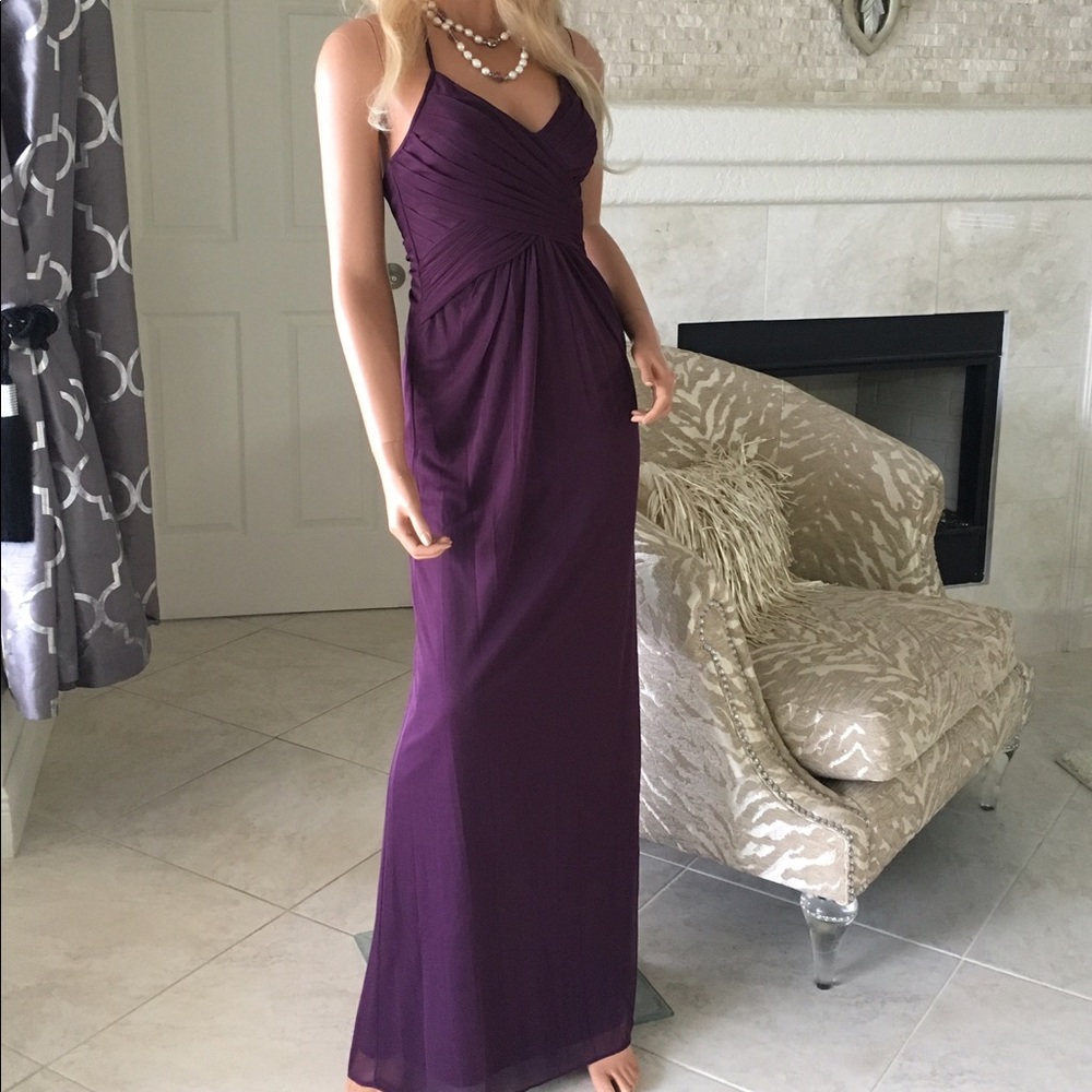 Gorgeous Plum Formal prom bridesmaids dress size 0