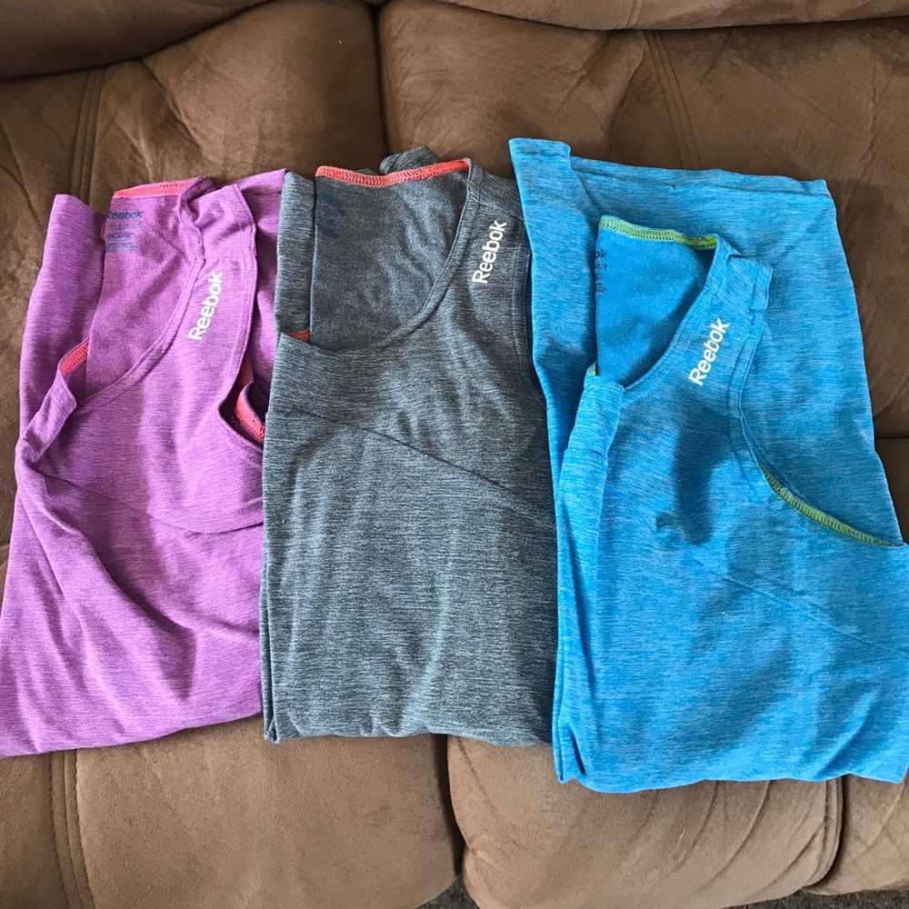 Lot of 3 Reebok tank tops