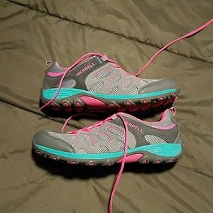 Merrell hiking shoes.