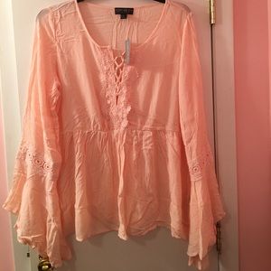 Flowy Pink Top