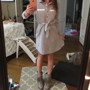 🤗 Blue/White Pinstripe dress 🤗