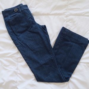 WHITE HOUSE BLACK MARKET Flared Trousers