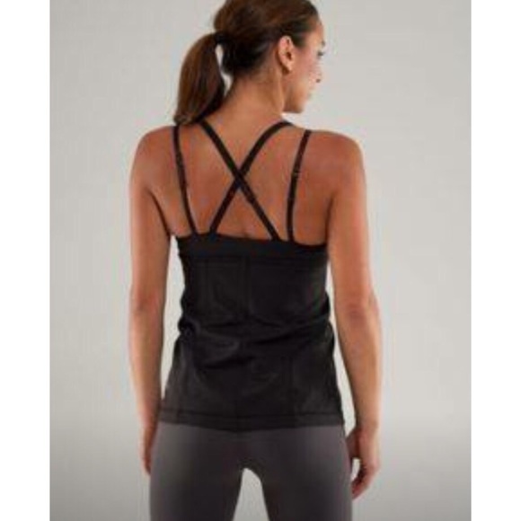 lululemon athletica Tops - Lululemon black tank size 4
