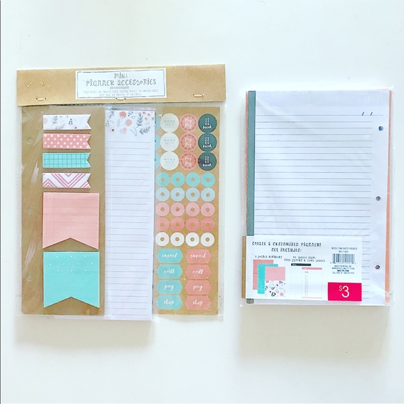 🚫SOLD🚫 Target Floral BlueCoral Stationary Set - Picture 2 of 4