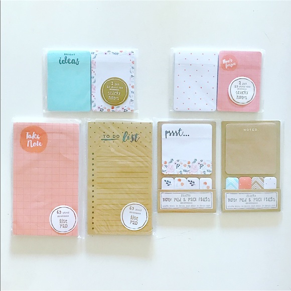 🚫SOLD🚫 Target Floral BlueCoral Stationary Set - Picture 3 of 4