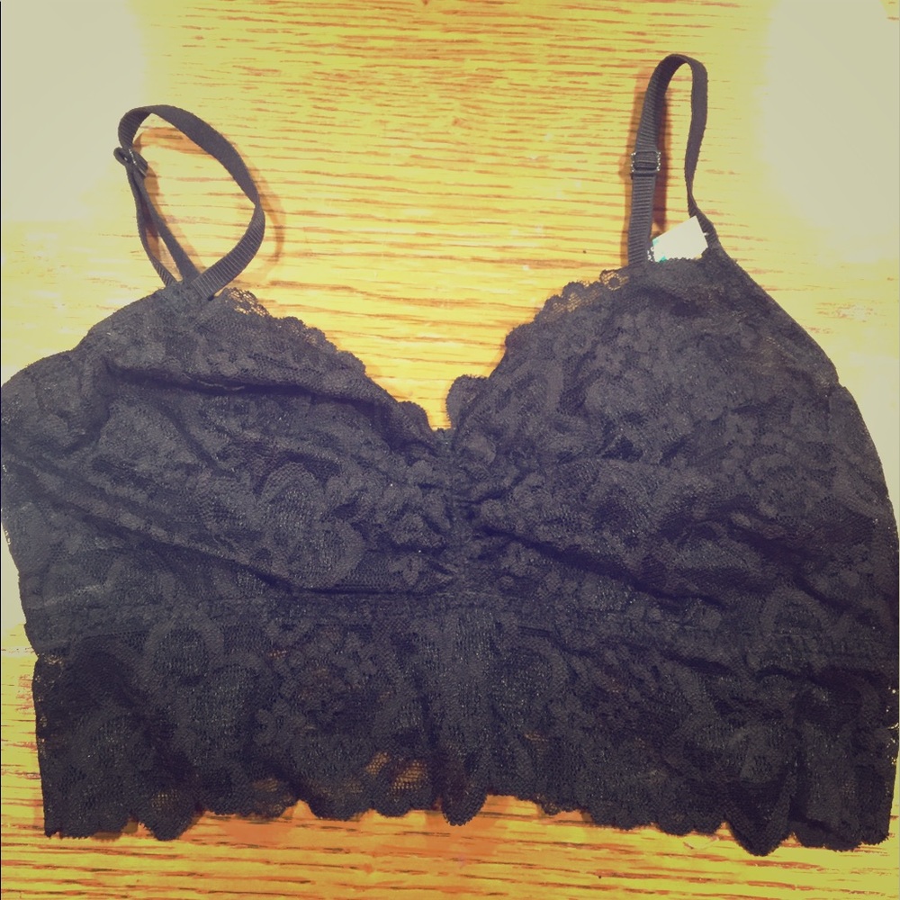 Pink Victoria's Secret lace bralette